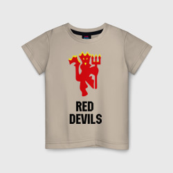 Детская футболка хлопок Red devils Manchester united