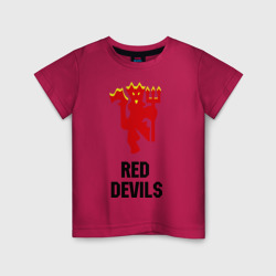 Детская футболка хлопок Red devils Manchester united