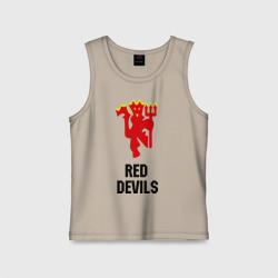 Детская майка хлопок Red devils Manchester united