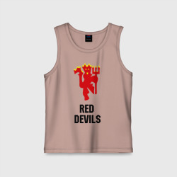 Детская майка хлопок Red devils Manchester united