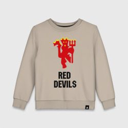 Детский свитшот хлопок Red devils Manchester united