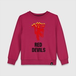 Детский свитшот хлопок Red devils Manchester united