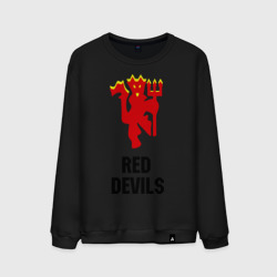 Мужской свитшот хлопок Red devils Manchester united