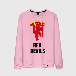 Мужской свитшот хлопок Red devils Manchester united