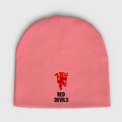 Мужская шапка демисезонная Red devils Manchester united