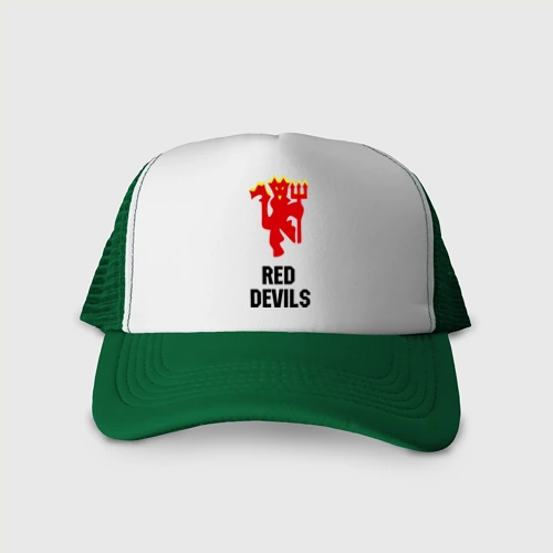 Кепка тракер с сеткой Red devils Manchester united