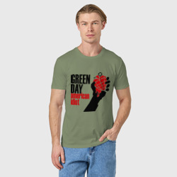 Мужская футболка хлопок Green day. American idiot 1 - фото 2