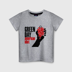 Детская футболка хлопок Green day. American idiot 1