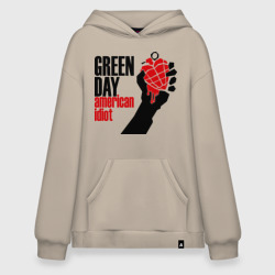 Худи SuperOversize хлопок Green day. American idiot 1