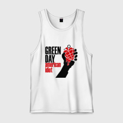 Мужская майка хлопок Green day. American idiot 1