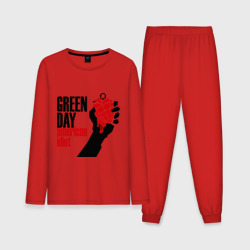 Мужская пижама с лонгсливом хлопок Green day. American idiot 1