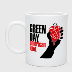 Кружка керамическая Green day. American idiot 1