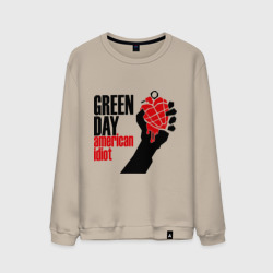 Мужской свитшот хлопок Green day. American idiot 1