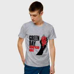 Мужская футболка хлопок Green day. American idiot (1) - фото 2