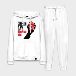 Мужской костюм хлопок с толстовкой Green day. American idiot 1
