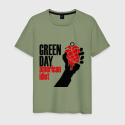 Мужская футболка хлопок Green day. American idiot 1