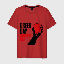 Мужская футболка хлопок Green day. American idiot 1