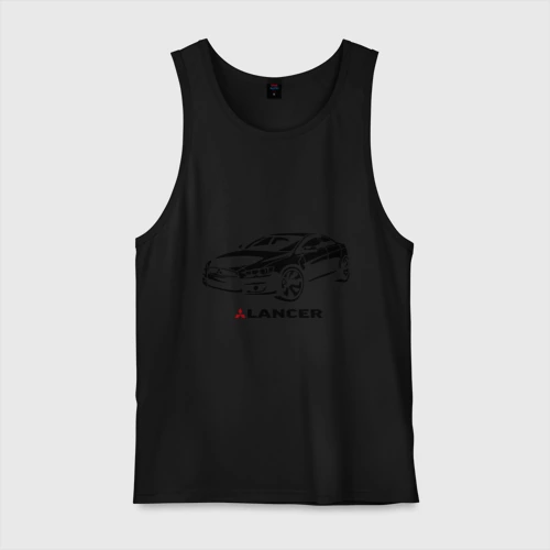 Мужская майка хлопок Mitsubishi Lancer