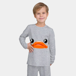 Детская пижама с лонгсливом хлопок Утка - фото 2