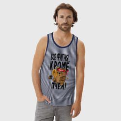 Мужская майка хлопок Все фигня, кроме пчёл - фото 2