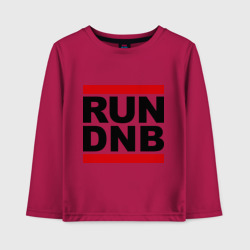 Детский лонгслив хлопок Run DNB