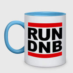 Кружка двухцветная Run DNB