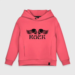 Детское худи Oversize хлопок Rock Рок