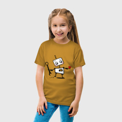 Детская футболка хлопок Роботы мальчик (парная) - фото 2