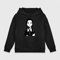 Детское худи Oversize хлопок Wednesday Addams