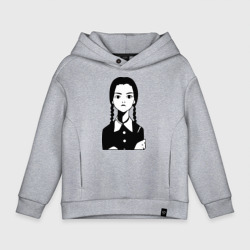 Детское худи Oversize хлопок Wednesday Addams