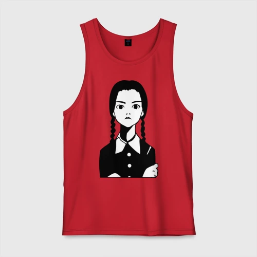 Мужская майка хлопок Wednesday Addams