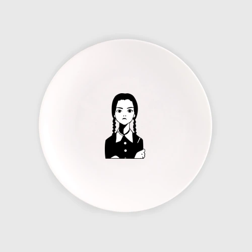 Тарелка Wednesday Addams