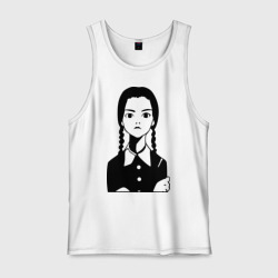 Мужская майка хлопок Wednesday Addams