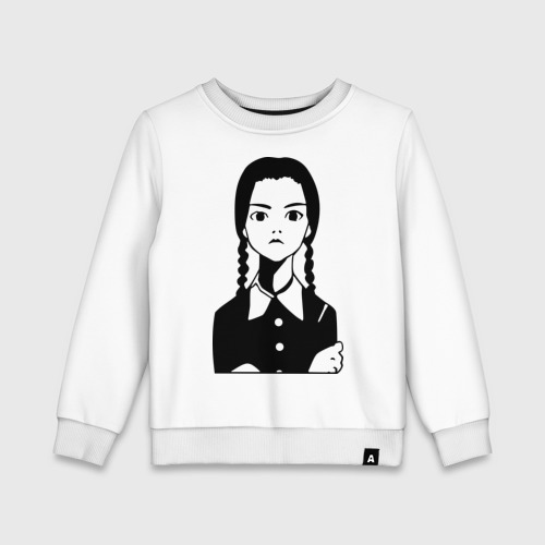 Детский свитшот хлопок Wednesday Addams