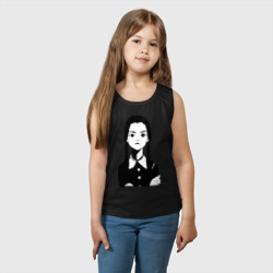 Детская майка хлопок Wednesday Addams - фото 2