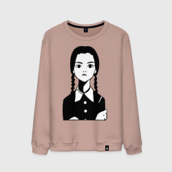 Мужской свитшот хлопок Wednesday Addams