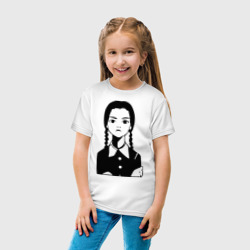 Детская футболка хлопок Wednesday Addams - фото 2