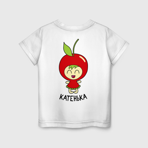 Детская футболка хлопок Катенька, цвет белый - фото 2