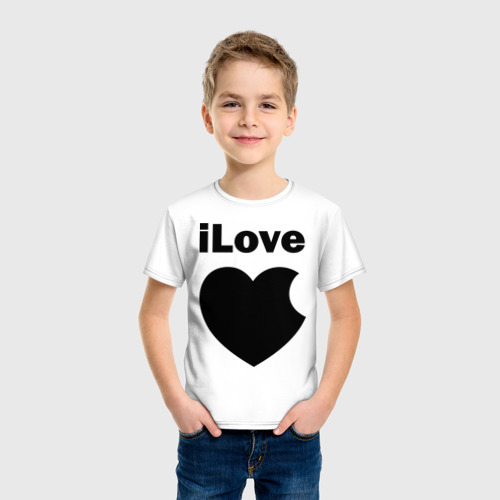 Детская футболка хлопок iLove - фото 3