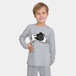 Детская пижама с лонгсливом хлопок Фотограф - фото 2