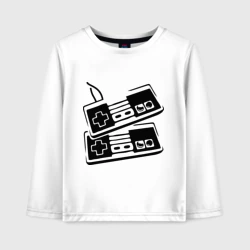 Детский лонгслив хлопок Джойстики