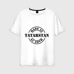 Женская футболка хлопок Oversize Made in tatarstan