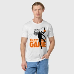 Мужская футболка хлопок Баскетбол моя игра - фото 2