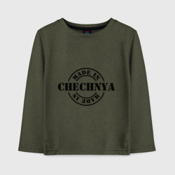 Детский лонгслив хлопок Made in Chechnya сделано в Чечне