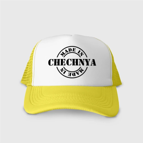 Кепка тракер с сеткой Made in Chechnya сделано в Чечне