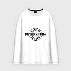 Женский лонгслив oversize хлопок Made in Petersburg сделано в Петербурге