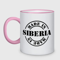 Кружка двухцветная Made in Siberia Сделано в Сибири