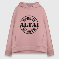 Женское худи Oversize хлопок Made in Altai сделано в Алтае
