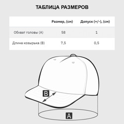 Кепка с принтом Made in Tyumen сделано в Тюмени для ребенка, вид на модели спереди №8. Цвет основы: белый