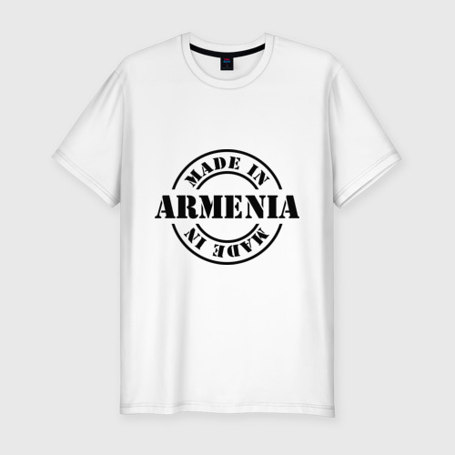 Мужская футболка хлопок Slim Made in Armenia (сделано в Армении)